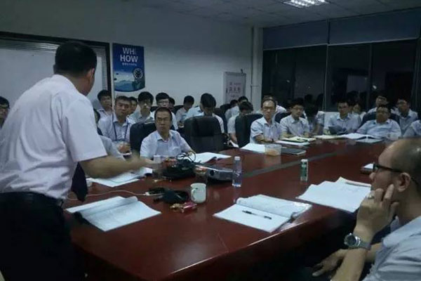 福工動(dòng)力組織員工進(jìn)行學(xué)習(xí)TS16949質(zhì)量體系